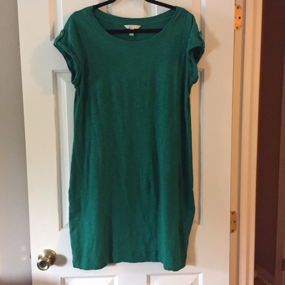 Banana Republic Factory Dresses & Skirts - Banana Republic Slub Cotton T-Shirt Dress